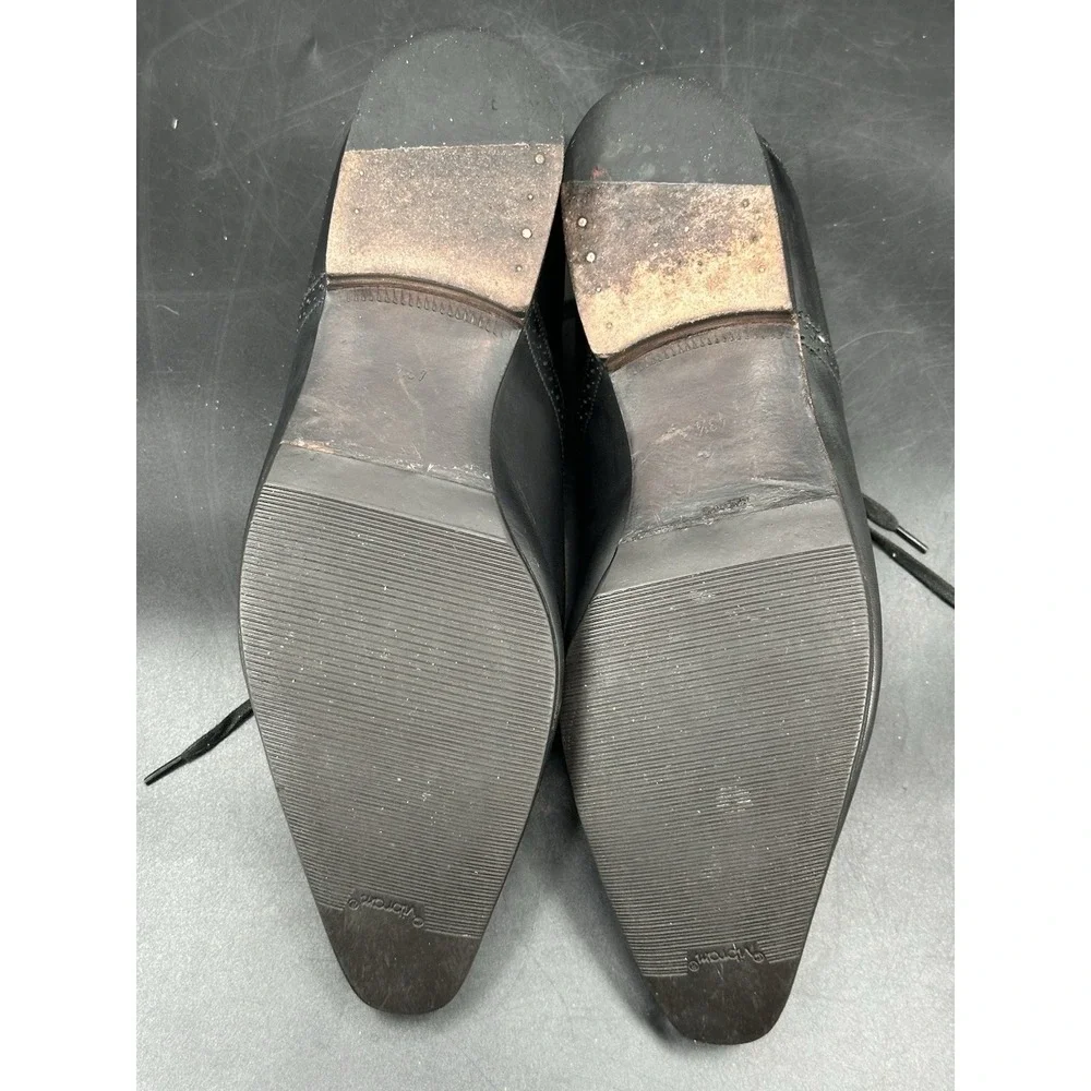 Pal Zileri Whole Cut Oxfords Brown Men's‎ Size 43.5 Black
